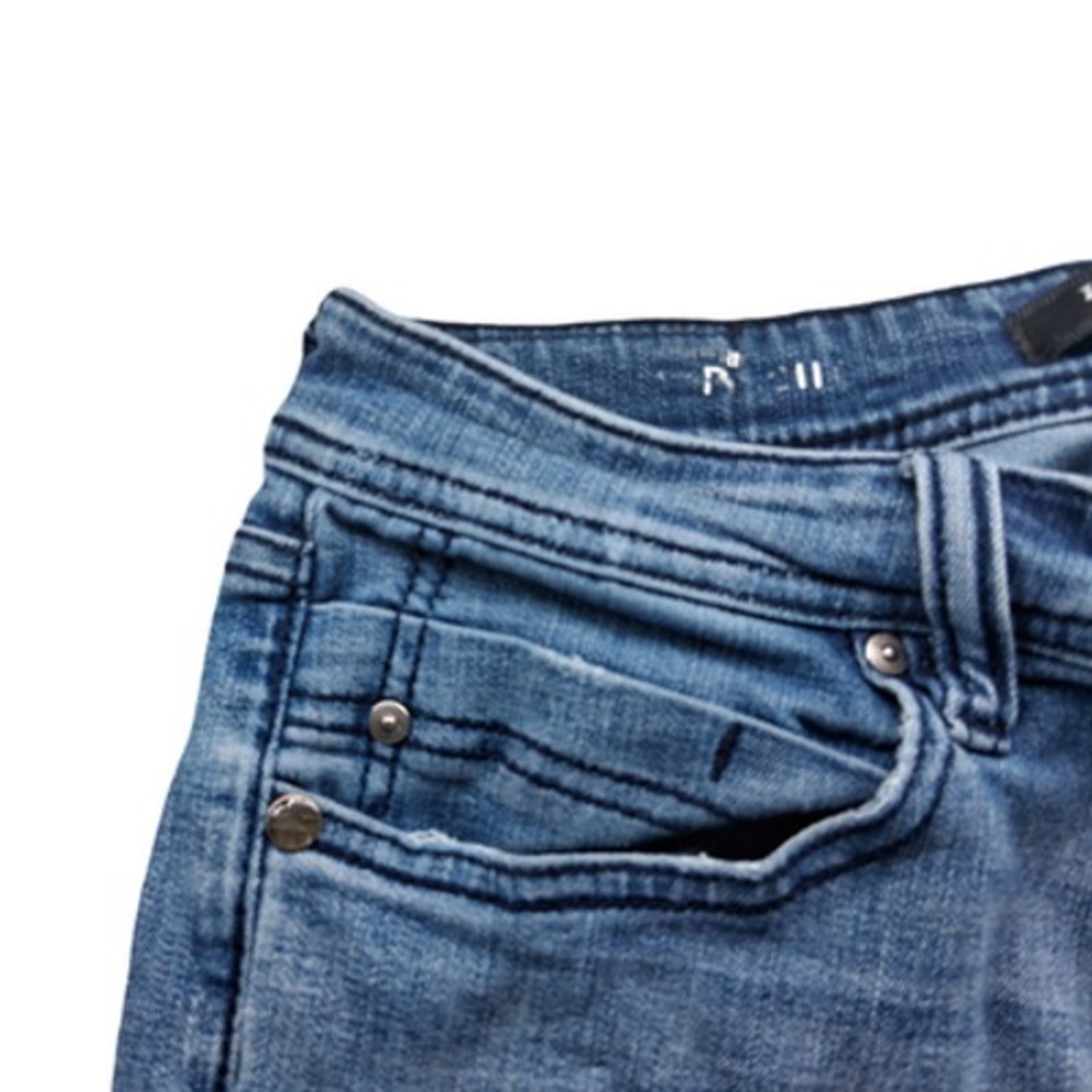 Liverpool Jeans Mens 32x34 Blue Medium Wash Straight Leg Denim Casual Pants - Picture 3 of 9